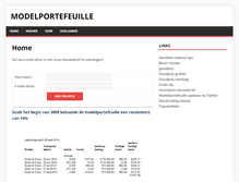 Tablet Screenshot of modelportefeuille.be